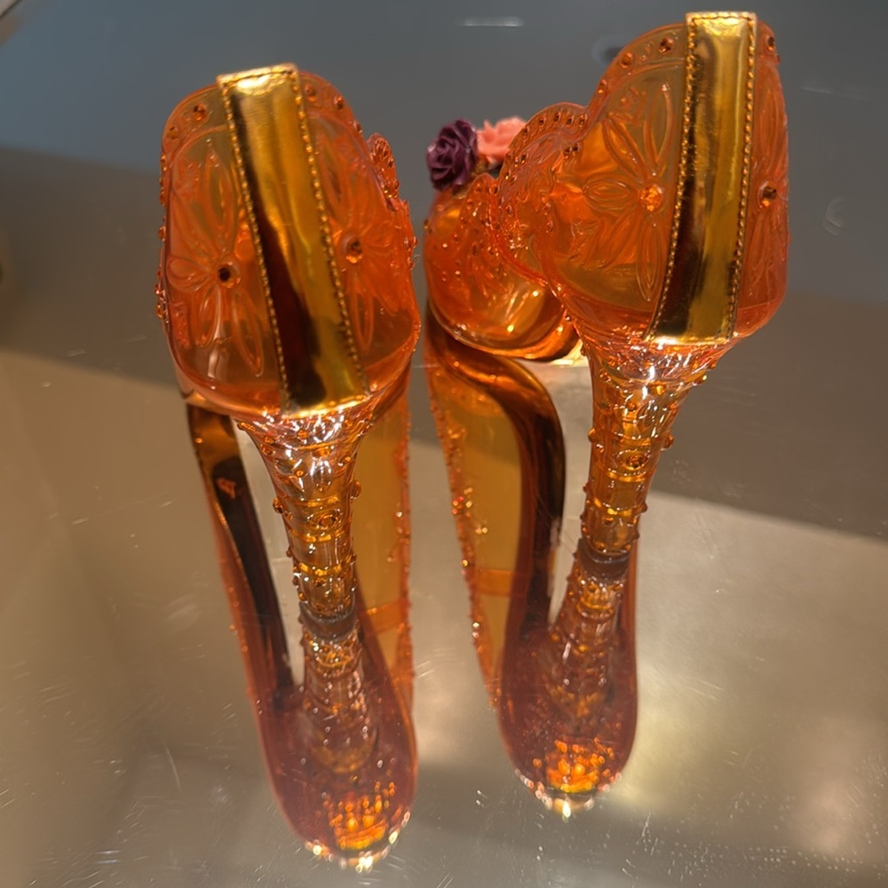 DOLCE & GABBANA Rose Clear PVC Crystal Heels - Picture 5 of 5